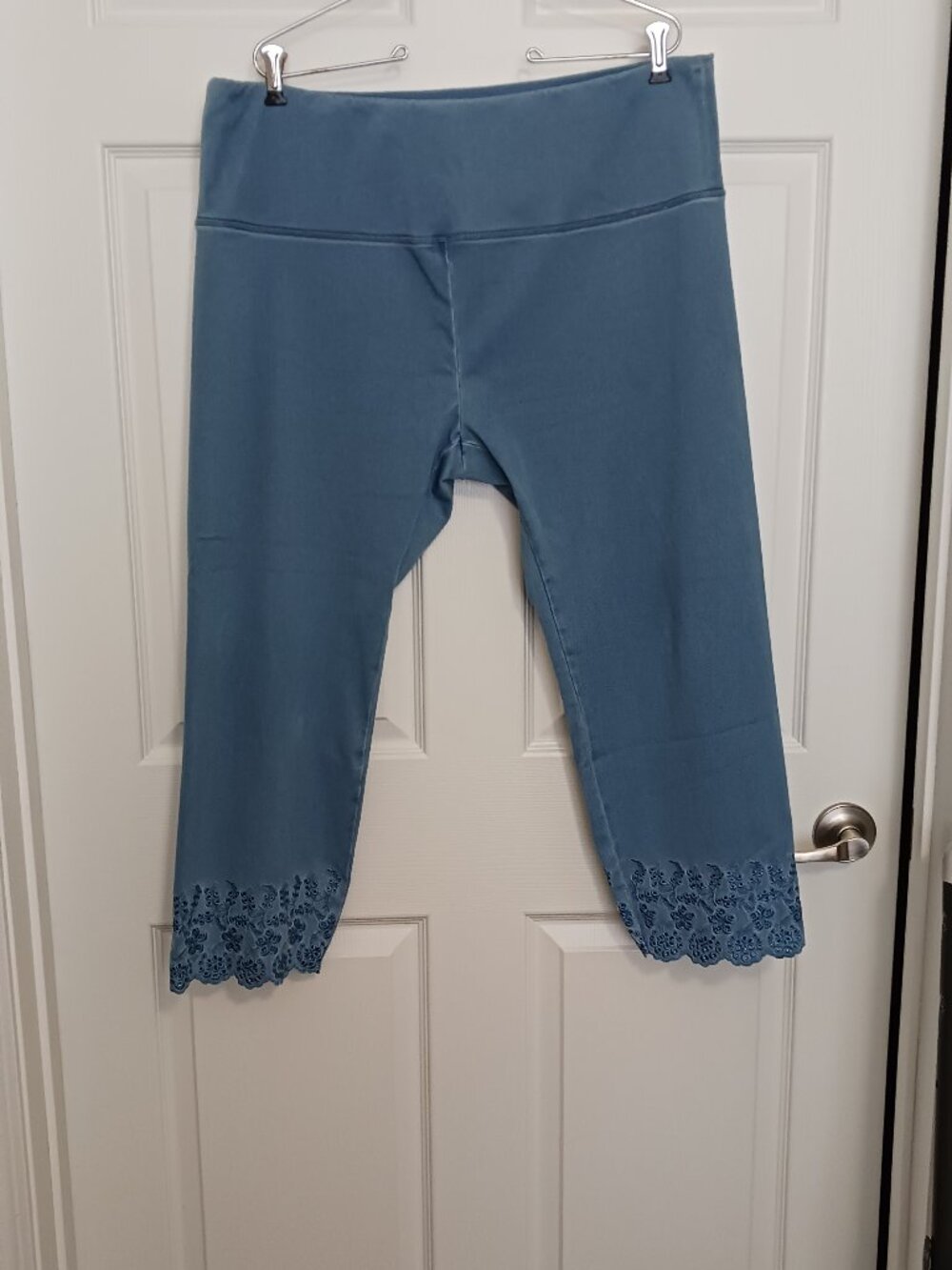 Intro Love the Fit Ankle Length Denim Stretch Leggings Tummy Control Woman 2X